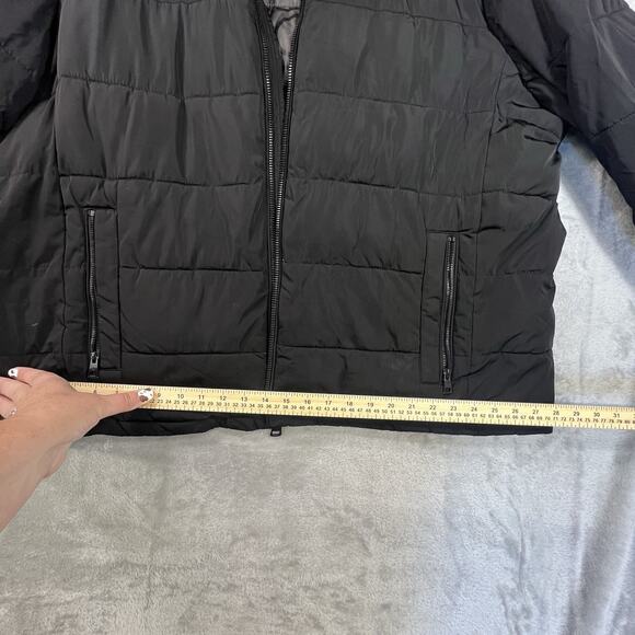 Calvin Klein Water Resistant 0° F Warmth Factor Black Puffer Jacket Size XXL - Picture 10 of 12